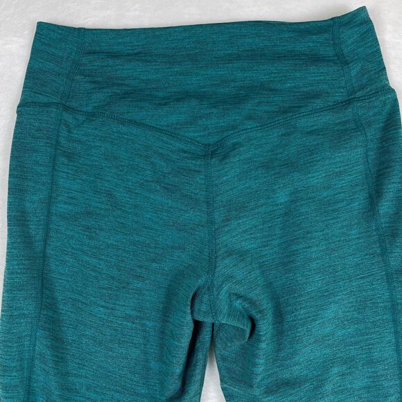 Nike Dri-Fit Leggings Womens Small Green Running  Training Athletic Workout Yoga - Picture 5 of 9